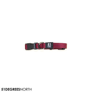 Wanderful - Collar - Nylon - Flat - Burgundy - 16-24cmx12mm