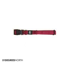 Wanderful - Collar - Nylon - Flat - Burgundy - 23-36cmx16mm