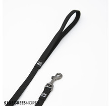 Wanderful - Leash - Nylon - Flat - Black - 150cmx16mm