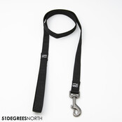 Wanderful - Leash - Nylon - Flat - Black - 120cmx20mm