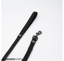 Wanderful - Leash - Nylon - Bungee - Black - 120x1,8cm