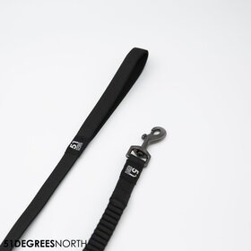 Wanderful - Leash - Nylon - Bungee - Black - 120x1,8cm