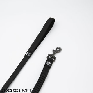 Wanderful - Leash - Nylon - Bungee - Black - 120x2,5cm