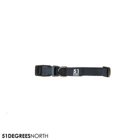 Wanderful - Collar - Nylon - Flat - Black - 16-24cmx12mm