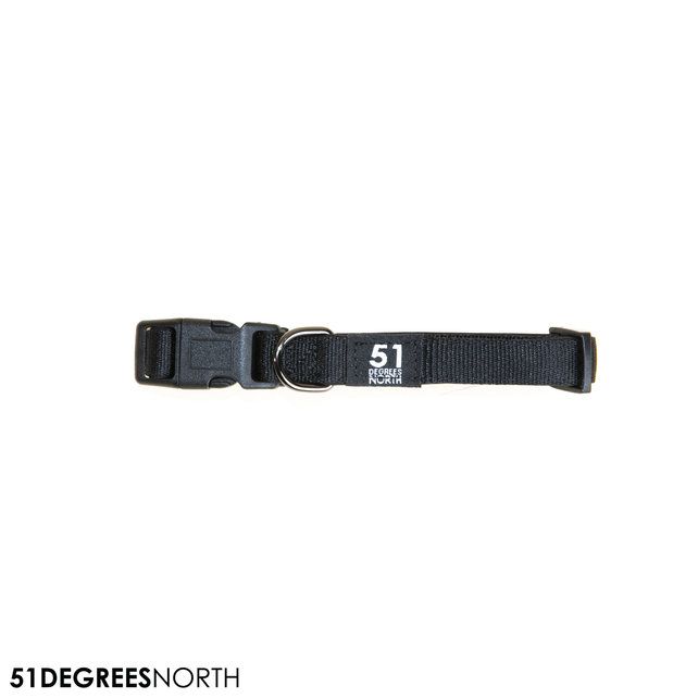 Wanderful - Collar - Nylon - Flat - Black - 23-36cmx16mm