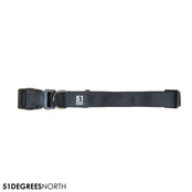 Wanderful - Collar - Nylon - Flat - Black - 39-65cmx25mm