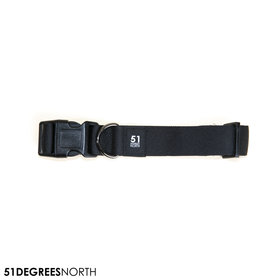 Wanderful - Collar - Nylon - Flat - Black - 39-65cmx35mm