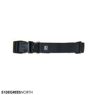 Wanderful - Collar - Nylon - Flat - Black - 39-65cmx35mm