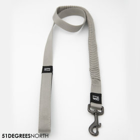Wanderful - Leash - Nylon - Bungee - Light Grey - 120x1,8cm