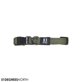 Wanderful - Collar - Nylon - Flat - Khaki - 16-24cmx12mm