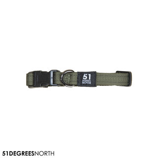 Wanderful - Collar - Nylon - Flat - Khaki - 16-24cmx12mm