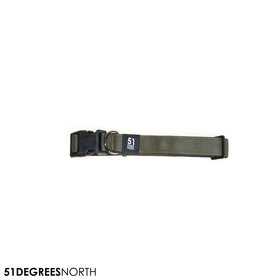 Wanderful - Collar - Nylon - Flat - Khaki - 23-36cmx16mm