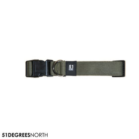 Wanderful - Collar - Nylon - Flat - Khaki - 39-65cmx35mm