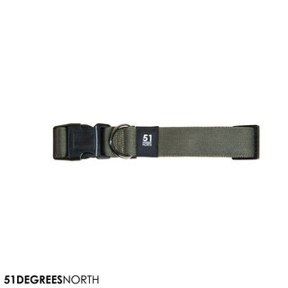 Wanderful - Collar - Nylon - Flat - Khaki - 39-65cmx35mm