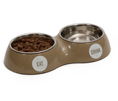 51 Degrees North Double Dinner Bowl Beek Taupe S (2x175ml) 51 Degrees North Double Dinner Bowl Beek Taupe S (2x175ml)