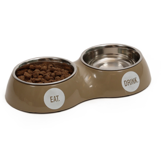 51 Degrees North Double Dinner Bowl Beek Taupe S (2x175ml)