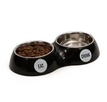 51 Degrees North Double Dinner Bowl Pitch Black S (2x175ml)