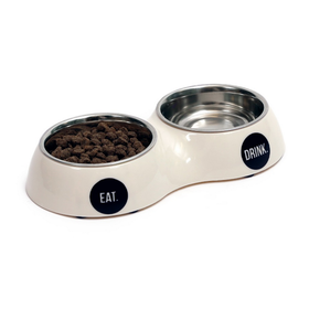 51 Degrees North Double Dinner Bowl Eggshell White S (2x175ml)