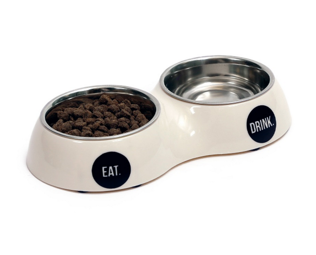 51 Degrees North Double Dinner Bowl Eggshell White S (2x175ml)