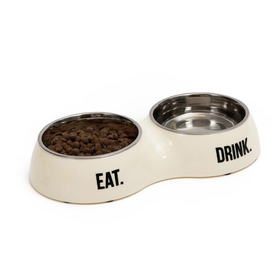 51 Degrees North Double Dinner Bowl Eggshell White M (2x350ml)