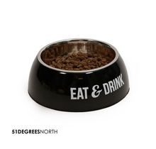 51 Degrees North Single Dinner Bowl Pitch Black L (750ml)