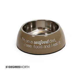 Single Dinner Bowl Bleek Taupe L (750ml)