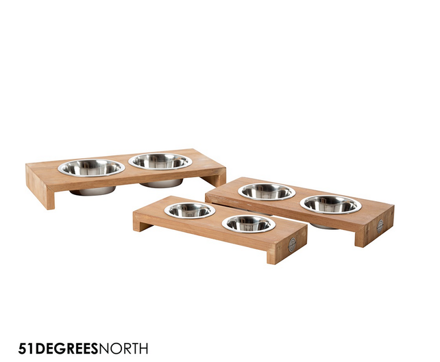 51 Degrees North Double Dinner Bowl Teak M (2x300ml)