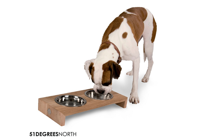 51 Degrees North Double Dinner Bowl Teak M (2x300ml)