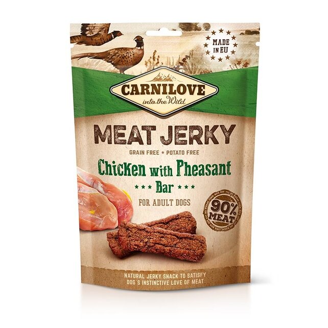 Jerky Chicken with Pheasant Bar 100 gram Jerky Chicken with Pheasant Bar 100 gram