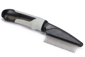Verzorgingskam Zwart/Grijs Middel 21x4,5x2 cm