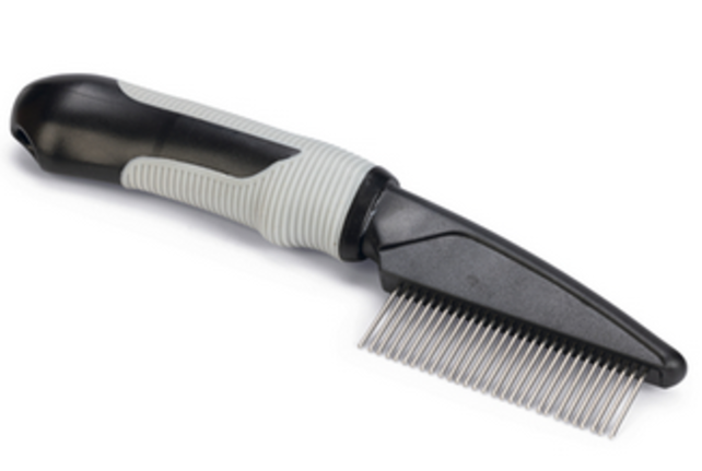 Verzorgingskam Zwart/Grijs Middel 21x4,5x2 cm