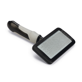 Slickerborstel Groot - Zwart/Grijs - 19x12x4 cm