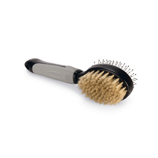 Combi Borstel Zwart/Grijs - Klein - 21x6x6 cm