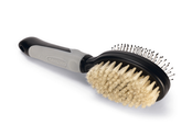 Combi Borstel Zwart/Grijs - Groot - 22,5x6,5x7,5 cm