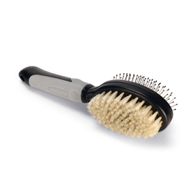 Combi Borstel Zwart/Grijs - Groot - 22,5x6,5x7,5 cm
