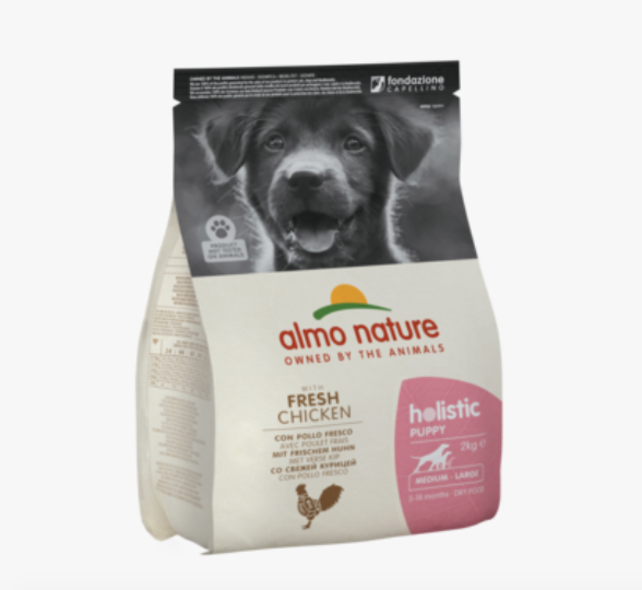 Holistic Droogvoer Puppy Kip 2kg (M/L)