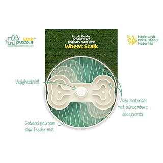 Puzzle Slow Feeder Green, nu met GRATIS extra Lik- en Snuffelmat!