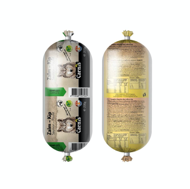 Vers Vlees Zalm/Kip 200 gram Compleet Vers Vlees Zalm/Kip 200 gram Compleet