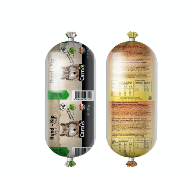 Vers Vlees Rund/Kip 200 gram Compleet