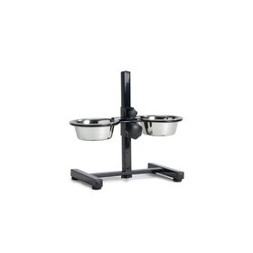Standaard - Dinerset Hond - Zwart - 13 cm