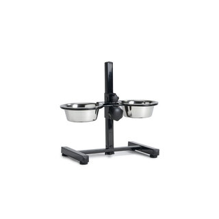 Standaard - Dinerset Hond - Zwart - 13 cm