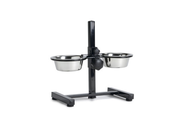 Standaard - Dinerset Hond - Zwart - 13 cm