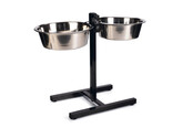 Standaard - Dinerset Hond - Zwart - 28 cm
