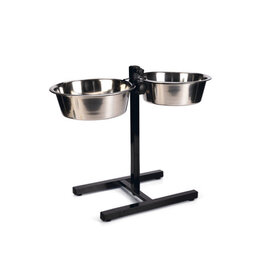 Standaard - Dinerset Hond - Zwart - 28 cm