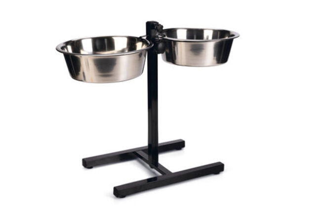 Standaard - Dinerset Hond - Zwart - 28 cm