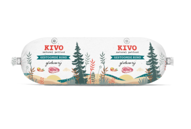 Kivo Gestoomde Rund 600 gram
