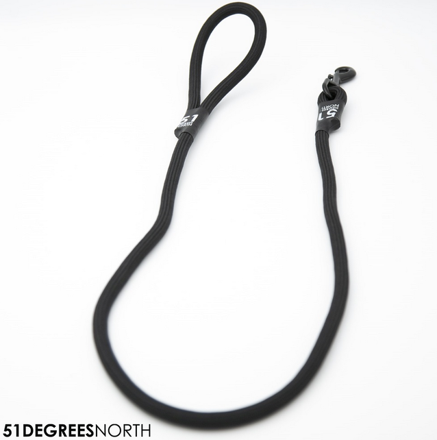 Wanderful - Leash - Rope - Black - 200cmx12mm Wanderful - Leash - Rope - Black - 200cmx12mm