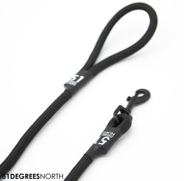 Wanderful - Leash - Rope - Black - 200cmx12mm Wanderful - Leash - Rope - Black - 200cmx12mm