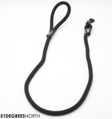 Wanderful - Leash - Rope - Black - 120cmx12,5mm