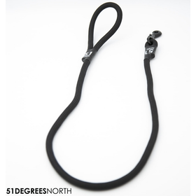 Wanderful - Leash - Rope - Black - 120cmx12,5mm